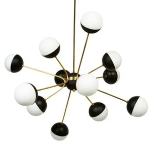Изображение Люстра Rewire Custom Orb Chandelier In 1950 By Imperiumloft