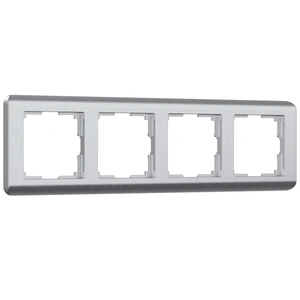 Изображение Рамка на 4 поста (серебряный) W0042106