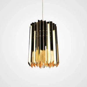 Изображение Подвесной Светильник Tom Kirk Facet Pendant Gold By Imperiumloft