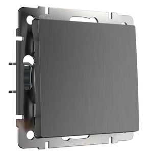 Изображение Выключатель одноклавишный (графит рифленый) W1110004