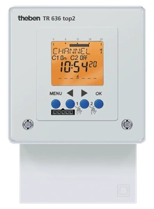 Изображение Таймер цифровой недельный Theben TR 636 top2 (6360100)