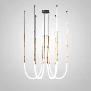 Изображение Подвесная Люстра Alrik Ch Brass By Imperiumloft