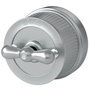 Изображение Выключатель на 4 положения двухклавишный (Матовый хром) ретро WL19-01-05