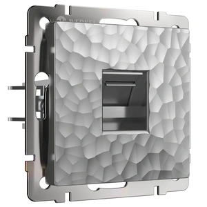 Изображение Розетка Ethernet RJ-45 (серебряный) W1281006