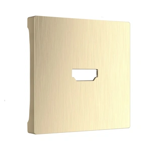 Изображение Накладка для розетки HDMI (шампань рифленый) WL10-HDMI-CP