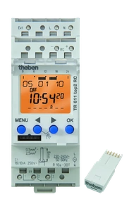Изображение Таймер цифровой недельный Theben TR 611 top2 RC 24V (6114300)